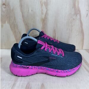 Brooks Women's Black and Pink Athletic Running Shoes